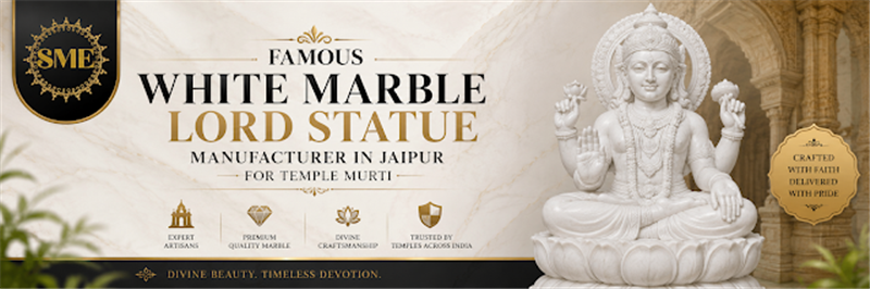 
													Famous White Marble Lord Statue Manufacturer in Jaipur for Temple Murti