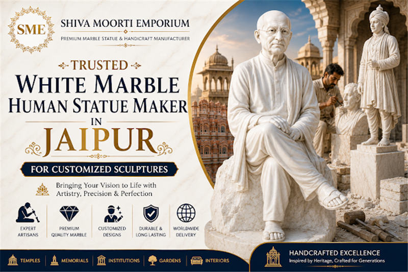 
													Trusted White Marble Human Statue Maker in Jaipur for Customized Sculptures